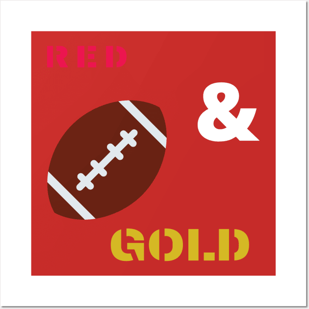 Red & Gold Wall Art by Courtney's Creations